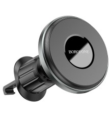 Тримач для мобiльного з БЗП BOROFONE BH202 Seaside magnetic wireless fast charging car holder (BH202)
