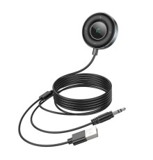 Bluetooth-ресивер BOROFONE BC58 Gamble car AUX BT receiver with cable Metal Gray (6941991113208)