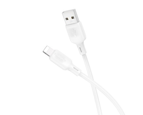 Кабель BOROFONE BX113 Lenny silicone charging data cable iP(L=1M) White (6941991115400) Кабель BOROFONE BX113 Lenny silicone charging data cable iP(L=1M) White (6941991115400)
