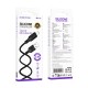 Кабель BOROFONE BX113 Lenny silicone charging data cable Micro(L=1M) Black (6941991115417)