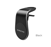 Автотримач для телефона BOROFONE BH10 Air outlet magnetic in-car holder Black (BH10B) 