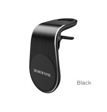 Автотримач для телефона BOROFONE BH10 Air outlet magnetic in-car holder Black (6931474704399)