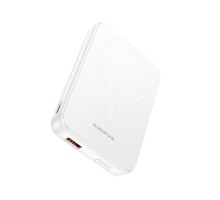 Зовнішній акумулятор BOROFONE BJ47 Quick PD20W magnetic wireless fast charging power bank(10000mAh) White (6941991109690)