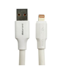 Кабель Mibrand MI-98 PVC Tube Cable USB for Lightning 120W 1m White (MIDC/98LW)