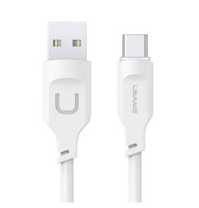 Кабель Usams US-SJ568 Type-C 6A Fast Charging &amp; Data Cable Lithe Series 1.2m White (SJ568USB02)