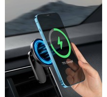 Автотримач для телефона з БЗП Baseus Big Energy Car Mount Wireless Charger Black (WXJN-01)
