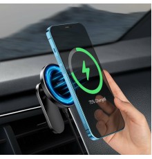 Автотримач для телефона з БЗП Baseus Big Energy Car Mount Wireless Charger Black (WXJN-01)