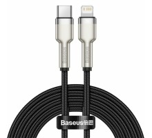 Кабель Baseus Cafule Series Metal Data Cable Type-C to iP PD 20W 2m Black (CATLJK-B01)
