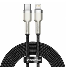 Кабель Baseus Cafule Series Metal Data Cable Type-C to iP PD 20W 2m Black (CATLJK-B01)