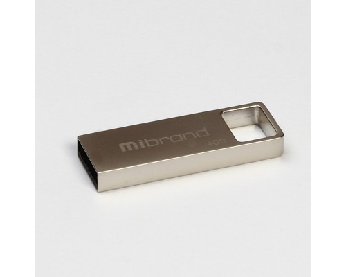 Флеш-накопичувач Mibrand USB 2.0 Shark 4Gb Silver (MI2.0/SH4U4S) Флеш-накопичувач Mibrand USB 2.0 Shark 4Gb Silver (MI2.0/SH4U4S)
