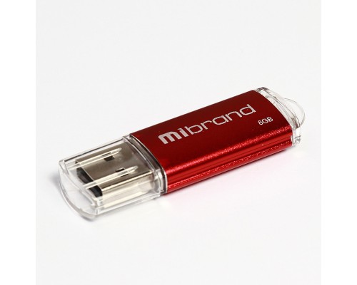 Флеш-накопичувач Mibrand USB 2.0 Cougar 8Gb Red (MI2.0/CU8P1R) Флеш-накопичувач Mibrand USB 2.0 Cougar 8Gb Red (MI2.0/CU8P1R)