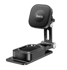 Тримач для мобільного HOCO H4 Mike magnetic car mount(center console) Black (6931474791559)