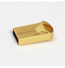 Флеш-накопичувач Mibrand USB 2.0 Hawk 16Gb Gold (MI2.0/HA16M1G)