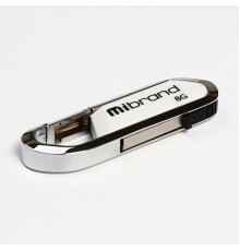 Флеш-накопичувач Mibrand USB 2.0 Aligator 8Gb White (MI2.0/AL8U7W)