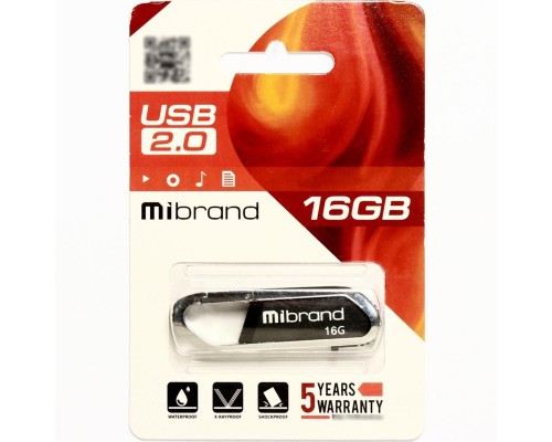 Флеш-накопичувач Mibrand USB 2.0 Aligator 16Gb Black (MI2.0/AL16U7B)