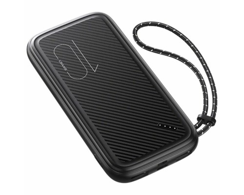 Зовнішній акумулятор Usams US-CD150 PB56 Power Bank with Lanyard 10000mah Black (10KCD15001)