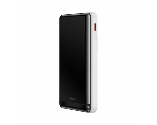 Зовнішній акумулятор Baseus Magnetic Bracket Wireless Fast Charge Power Bank 10000mAh 20W White (PPCX000202) Зовнішній акумулятор Baseus Magnetic Bracket Wireless Fast Charge Power Bank 10000mAh 20W White (PPCX000202)