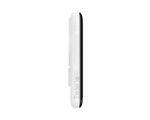 Зовнішній акумулятор Baseus Magnetic Bracket Wireless Fast Charge Power Bank 10000mAh 20W White (PPCX000202) Зовнішній акумулятор Baseus Magnetic Bracket Wireless Fast Charge Power Bank 10000mAh 20W White (PPCX000202)