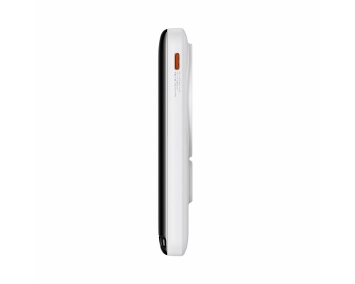 Зовнішній акумулятор Baseus Magnetic Bracket Wireless Fast Charge Power Bank 10000mAh 20W White (PPCX000202) Зовнішній акумулятор Baseus Magnetic Bracket Wireless Fast Charge Power Bank 10000mAh 20W White (PPCX000202)