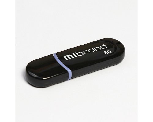 Флеш-накопичувач Mibrand USB 2.0 Panther 8Gb Black (MI2.0/PA8P2B) Флеш-накопичувач Mibrand USB 2.0 Panther 8Gb Black (MI2.0/PA8P2B)