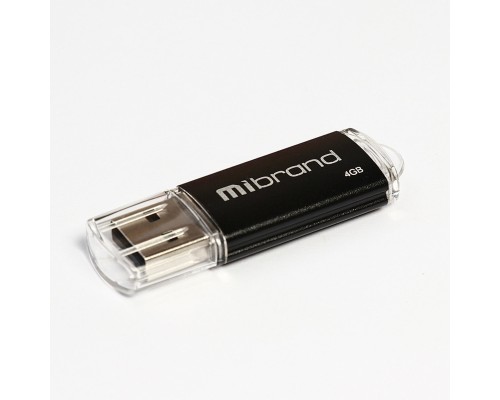 Флеш-накопичувач Mibrand USB 2.0 Cougar 4Gb Black (MI2.0/CU4P1B) Флеш-накопичувач Mibrand USB 2.0 Cougar 4Gb Black (MI2.0/CU4P1B)