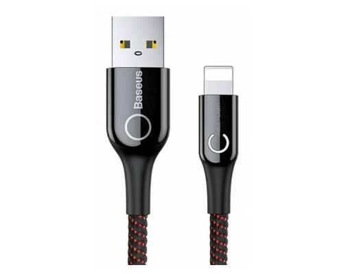 Кабель Baseus C-shaped Light Intelligent Power-off Cable 2.4A 1m Black (CALCD-01) Кабель Baseus C-shaped Light Intelligent Power-off Cable 2.4A 1m Black (CALCD-01)
