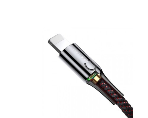 Кабель Baseus C-shaped Light Intelligent Power-off Cable 2.4A 1m Black (CALCD-01) Кабель Baseus C-shaped Light Intelligent Power-off Cable 2.4A 1m Black (CALCD-01)