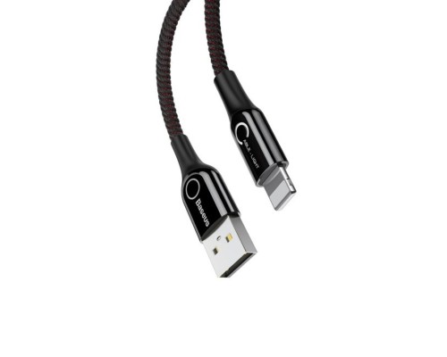 Кабель Baseus C-shaped Light Intelligent Power-off Cable 2.4A 1m Black (CALCD-01) Кабель Baseus C-shaped Light Intelligent Power-off Cable 2.4A 1m Black (CALCD-01)