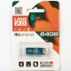 Флеш-накопичувач Mibrand USB 2.0 Chameleon 64Gb Light blue (MI2.0/CH64U6LU)