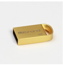 Флеш-накопичувач Mibrand USB 2.0 Lynx 8Gb Gold (MI2.0/LY8M2G)