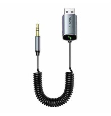 Bluetooth ресивер Usams US-SJ504 Aluminum Alloy Car Wireless Audio Receiver Silver (SJ504JSQ02)