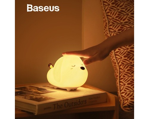 Нічник Baseus Cute series doggie silicone night light White (DGAM-B02) Нічник Baseus Cute series doggie silicone night light White (DGAM-B02)