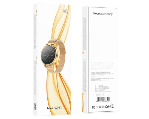 Смарт-годинник HOCO Y8 Smart sports watch Rose Gold (6931474766120) Смарт-годинник HOCO Y8 Smart sports watch Rose Gold (6931474766120)
