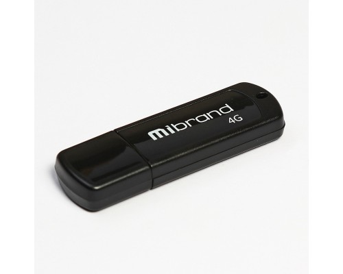 Флеш-накопичувач Mibrand USB 2.0 Grizzly 4Gb Black (MI2.0/GR4P3B) Флеш-накопичувач Mibrand USB 2.0 Grizzly 4Gb Black (MI2.0/GR4P3B)