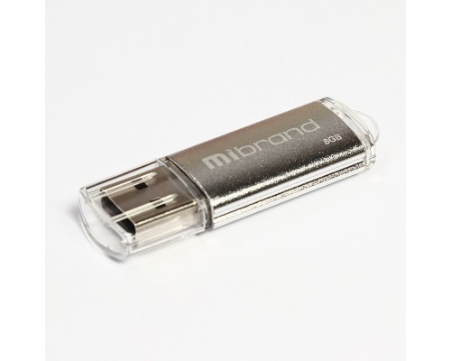 Флеш-накопичувач Mibrand USB 2.0 Cougar 8Gb Silver (MI2.0/CU8P1S) Флеш-накопичувач Mibrand USB 2.0 Cougar 8Gb Silver (MI2.0/CU8P1S)