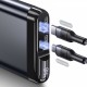 Зовнішній акумулятор Usams US-CD148 PB55 Alloy Digital Display Power Bank 10000mah Grey (10KCD14801)