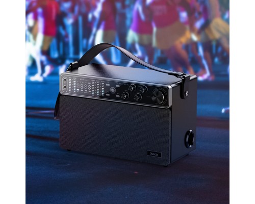 Портативна колонка HOCO BS50 Chanter wireless double mic karaoke BT speaker Black (6931474779274) Портативна колонка HOCO BS50 Chanter wireless double mic karaoke BT speaker Black (6931474779274)