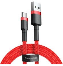Кабель Baseus Cafule Cable USB For Type-C 2A 3m Red+Red (CATKLF-U09)