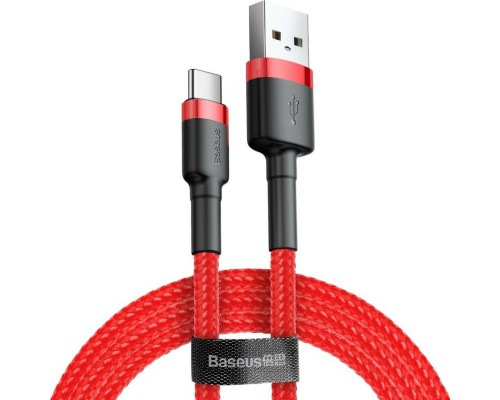 Кабель Baseus Cafule Cable USB For Type-C 2A 3m Red+Red (CATKLF-U09) Кабель Baseus Cafule Cable USB For Type-C 2A 3m Red+Red (CATKLF-U09)