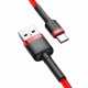Кабель Baseus Cafule Cable USB For Type-C 2A 3m Red+Red (CATKLF-U09)