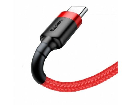 Кабель Baseus Cafule Cable USB For Type-C 2A 3m Red+Red (CATKLF-U09) Кабель Baseus Cafule Cable USB For Type-C 2A 3m Red+Red (CATKLF-U09)