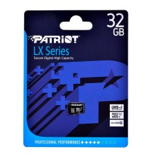 Карта пам'яті microSDHC (UHS-1) Patriot LX Series 32Gb class 10 (PSF32GMDC10)