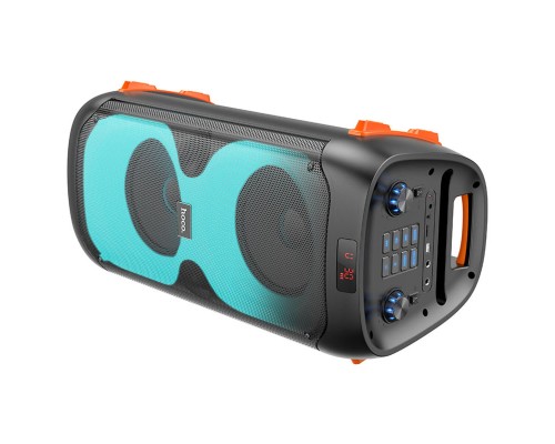 Портативна колонка HOCO BS53 Manhattan wireless dual mic outdoor BT speaker Black (6931474781116) Портативна колонка HOCO BS53 Manhattan wireless dual mic outdoor BT speaker Black (6931474781116)