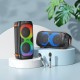 Портативна колонка HOCO BS53 Manhattan wireless dual mic outdoor BT speaker Black (6931474781116)