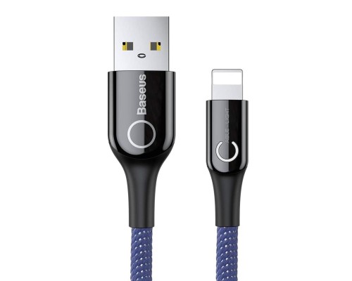 Кабель Baseus C-shaped Light Intelligent power-off Cable 2.4A 1M Blue (CALCD-03) Кабель Baseus C-shaped Light Intelligent power-off Cable 2.4A 1M Blue (CALCD-03)