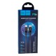 Кабель HOCO X14 Type-C to iP 3A, 20W, 2m, nylon, aluminum connectors, Black (6931474752208)
