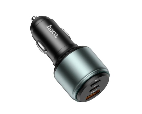 Автомобільний зарядний пристрій HOCO NZ9 Galloper 95W three-port(2C1A) car charger Black (6931474795113) Автомобільний зарядний пристрій HOCO NZ9 Galloper 95W three-port(2C1A) car charger Black (6931474795113)