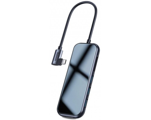 USB-Hub Baseus Multi-functional HUB (Type-C to 3xUSB3.0+HD4K+SD/TF+PD) Deep gray (CAHUB-CZ0G) USB-Hub Baseus Multi-functional HUB (Type-C to 3xUSB3.0+HD4K+SD/TF+PD) Deep gray (CAHUB-CZ0G)