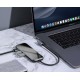 USB-Hub Baseus Multi-functional HUB (Type-C to 3xUSB3.0+HD4K+SD/TF+PD) Deep gray (CAHUB-CZ0G)