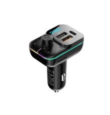 АЗП з FM-модулятором CHAROME CF1 Ambient Light FM Transmitter (6974324911110)